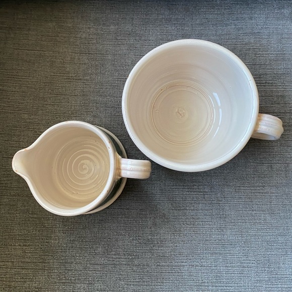 Farmhouse Creamer Pitcher and Mug by LAMAS Pottery – Made in Italy. - Picture 6 of 8